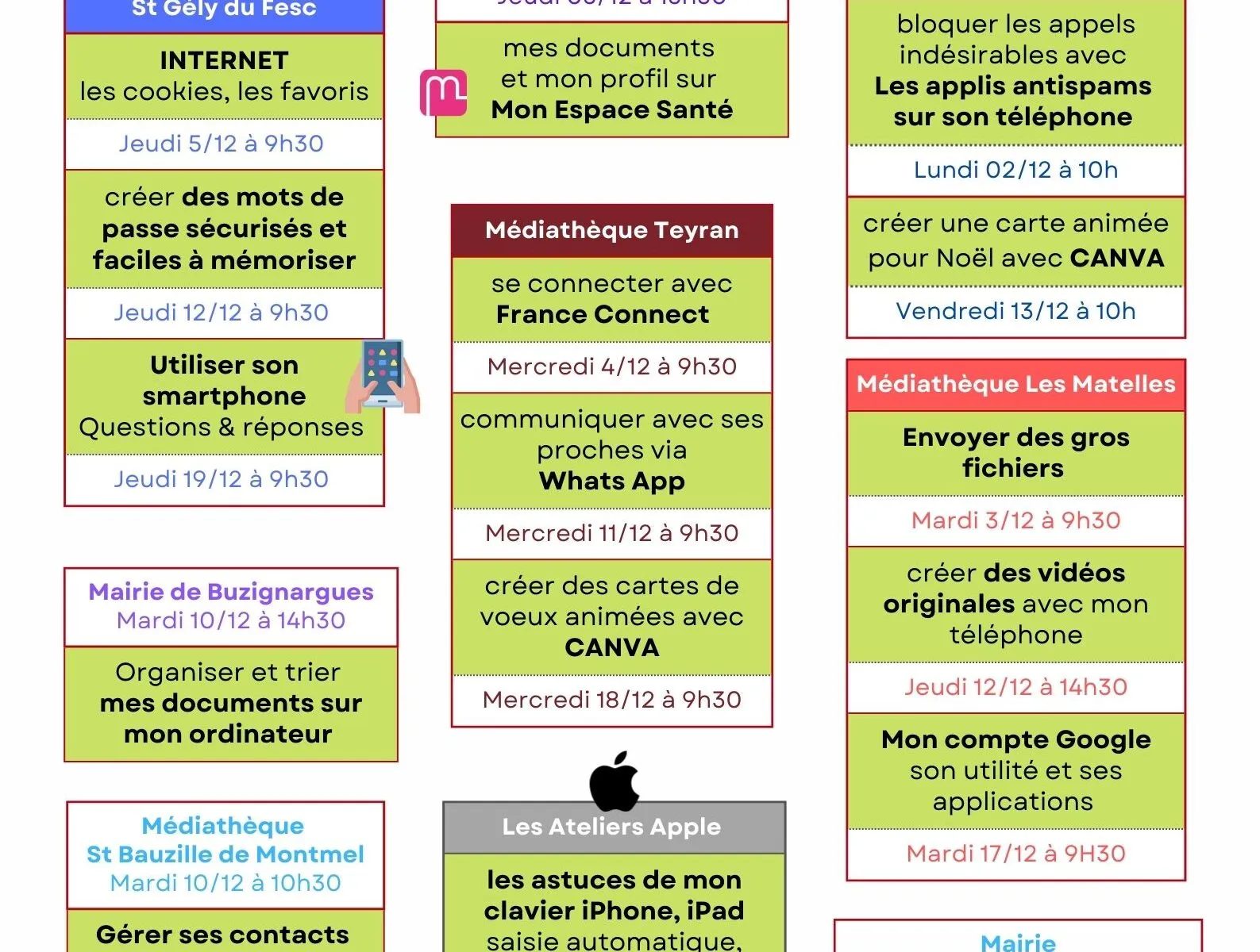 LES NUMÉRIQUES DU PIC DÉCEMBRE