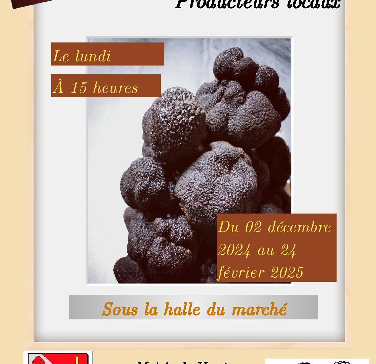 Marché contrôlé aux truffes -VERGT- 09.12.2024