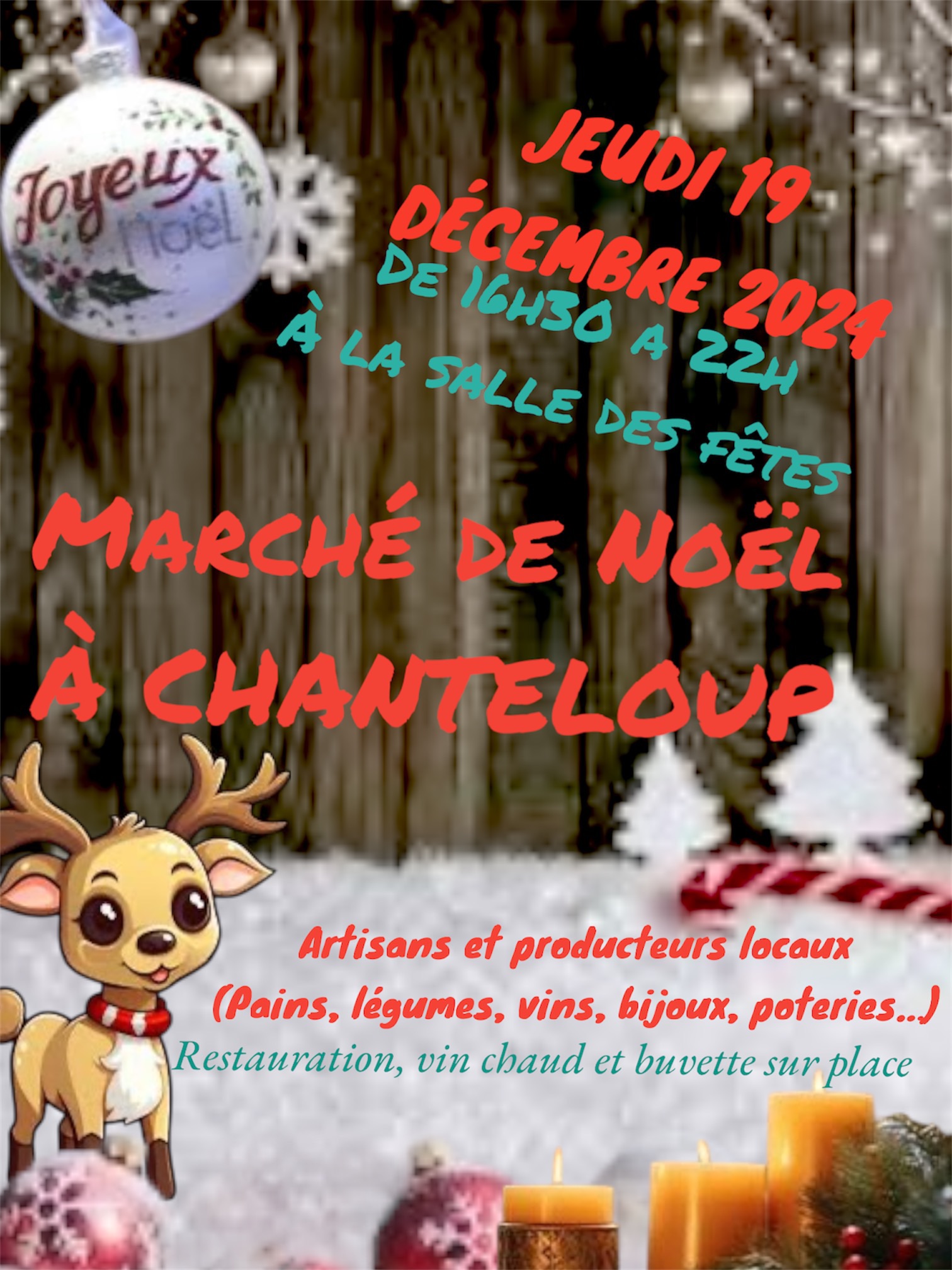 Marché de Noël à Chanteloup