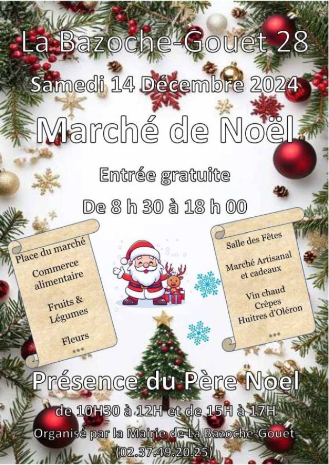 Marché de Noël La Bazoche Gouët