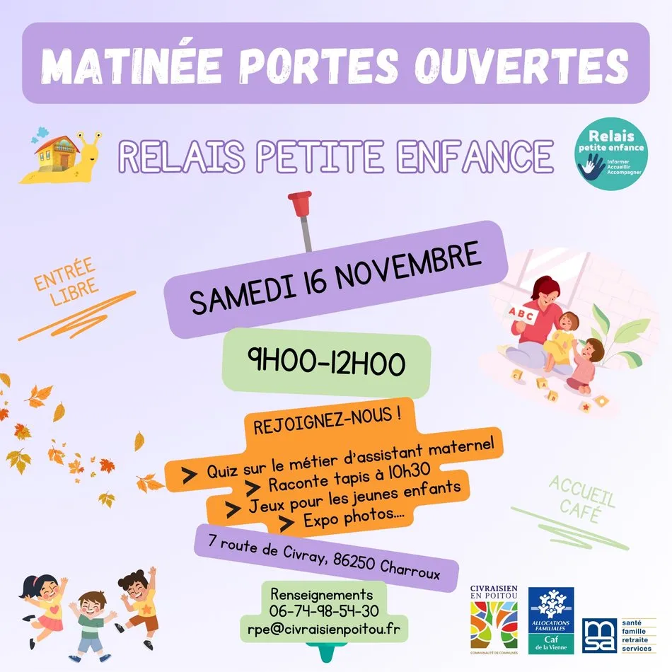 Matinée portes ouvertes du Relais Petite Enfance