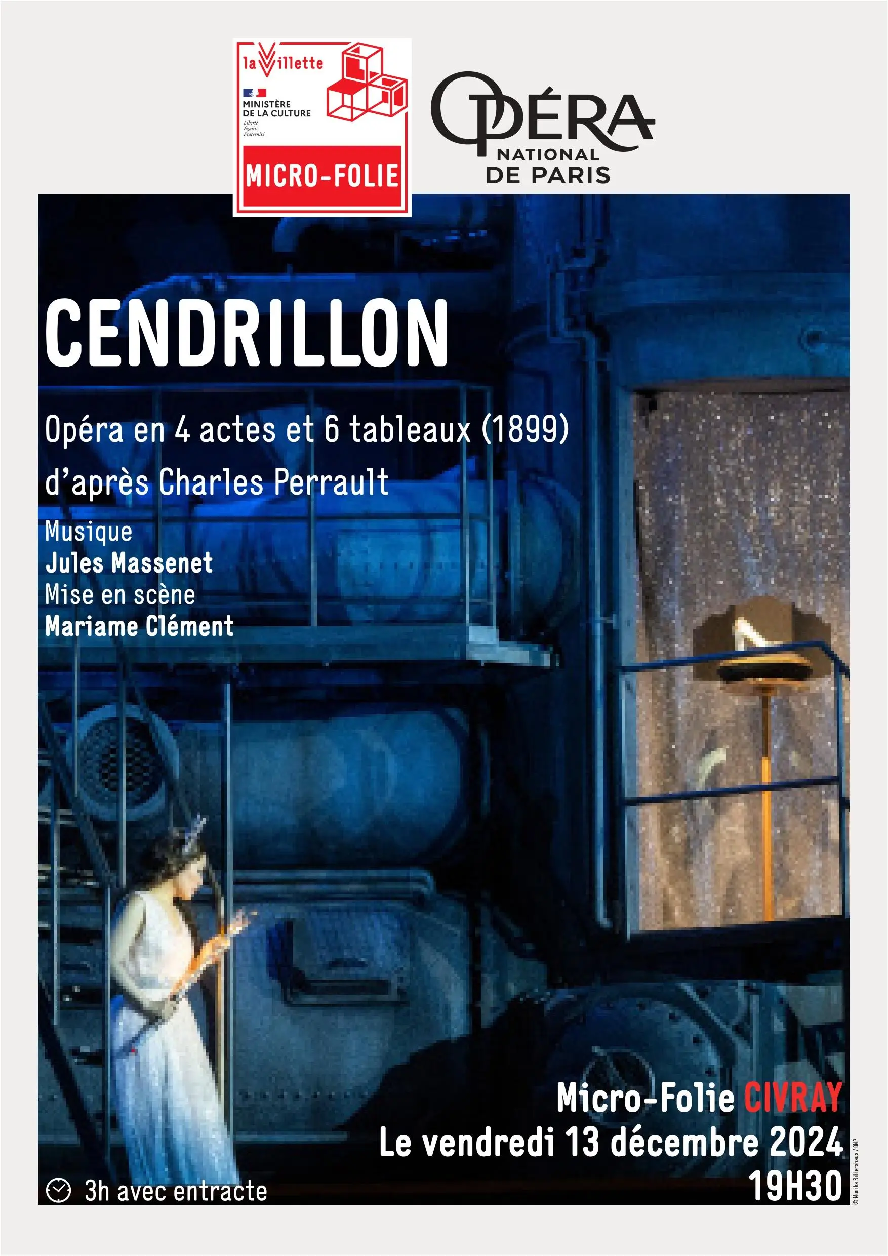 Micro-Folie diffusion de l'opéra "Cendrillon"