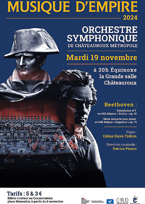 Musique d'empire 2024 Orchestre symphonique de Châteauroux Métropole