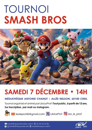 Noël à Creil | Tournoi de jeux vidéo Smash Bros