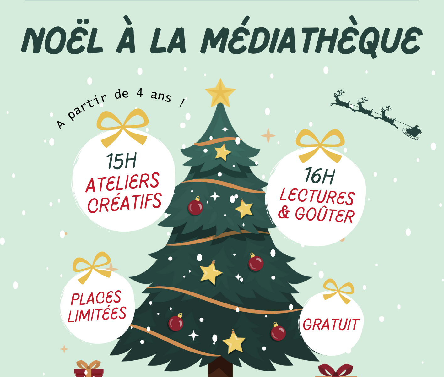 Noël à la médiathèque