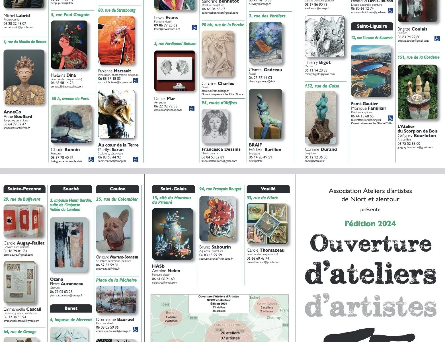 Ouverture d'Ateliers d'artistes 2024