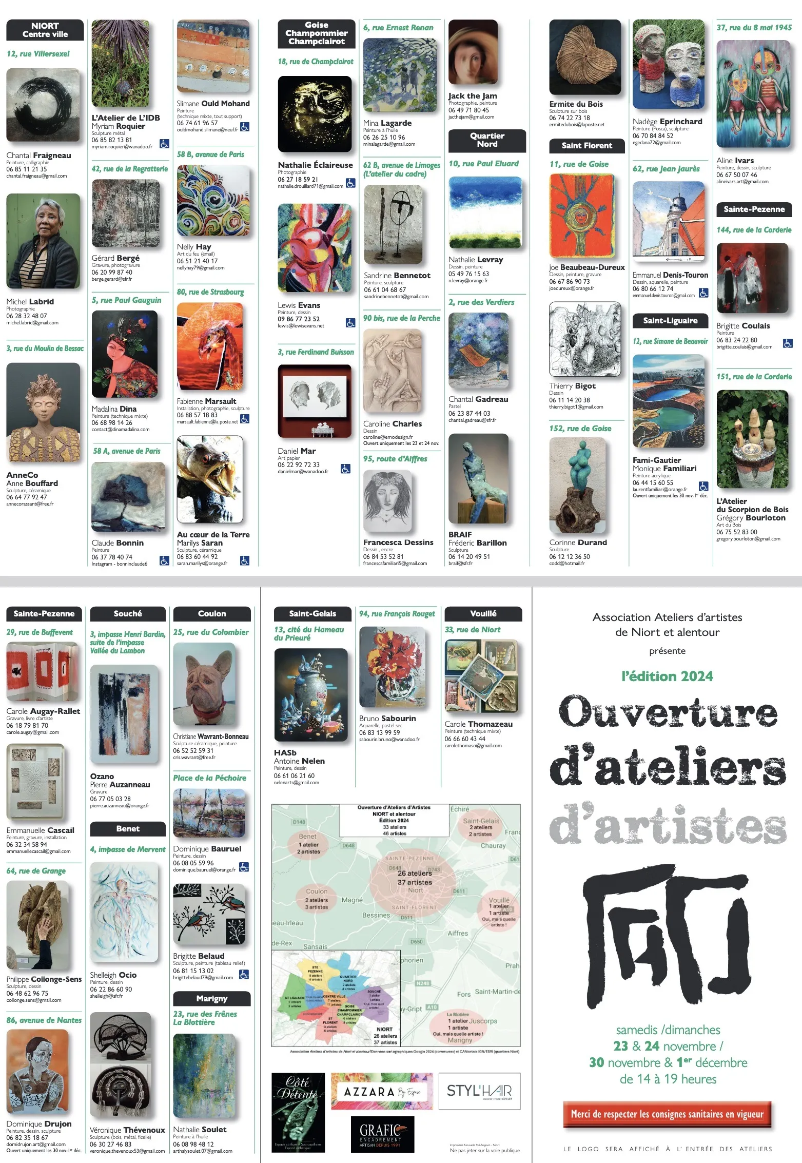 Ouverture d'Ateliers d'artistes 2024