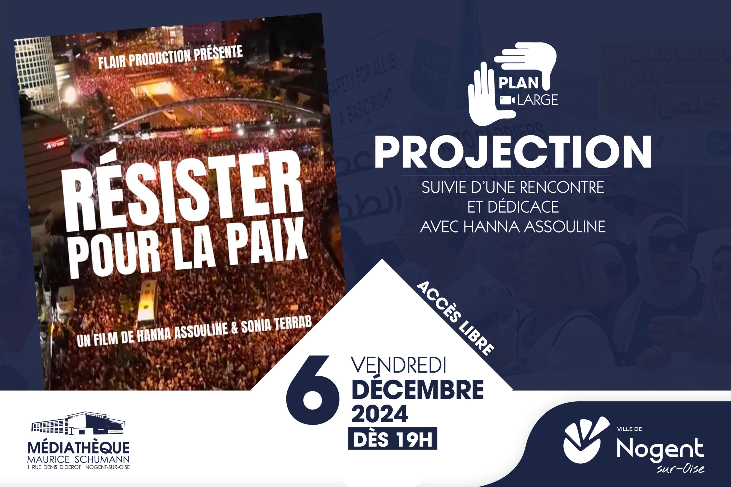 Projection du film Résister pour la paix