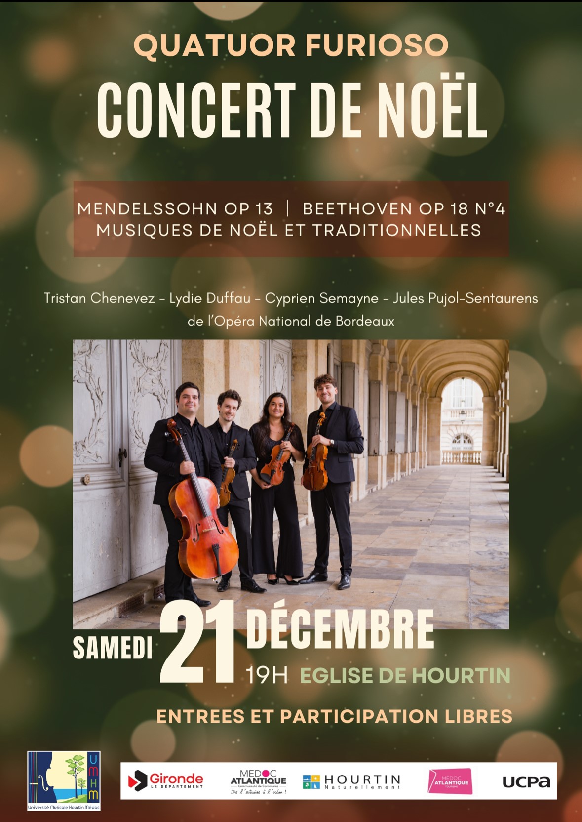 Quatuor Furioso Concert de Noël