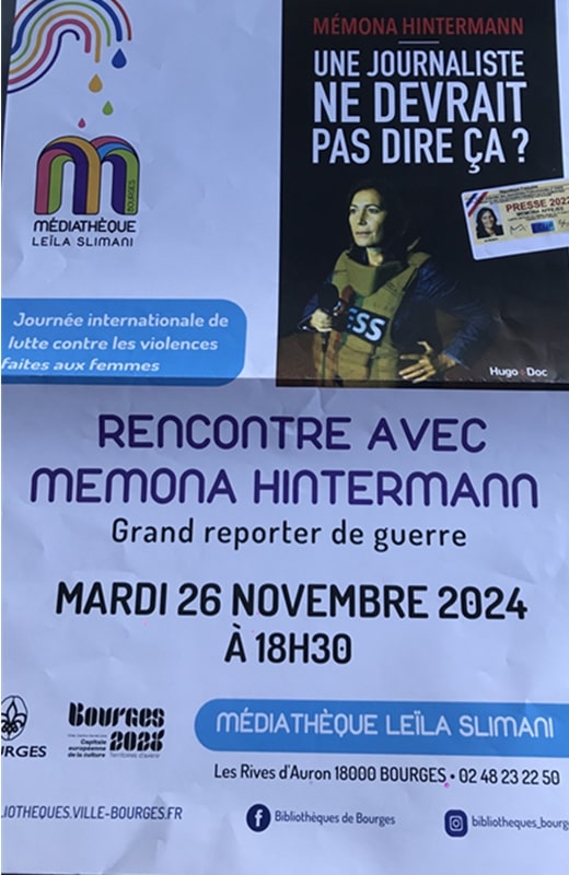 Rencontre avec Memona Hintermann