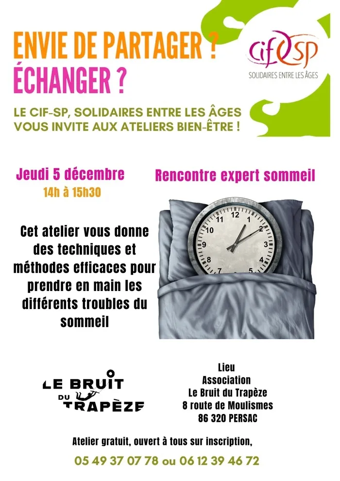 RENCONTRE EXPERT SOMMEIL