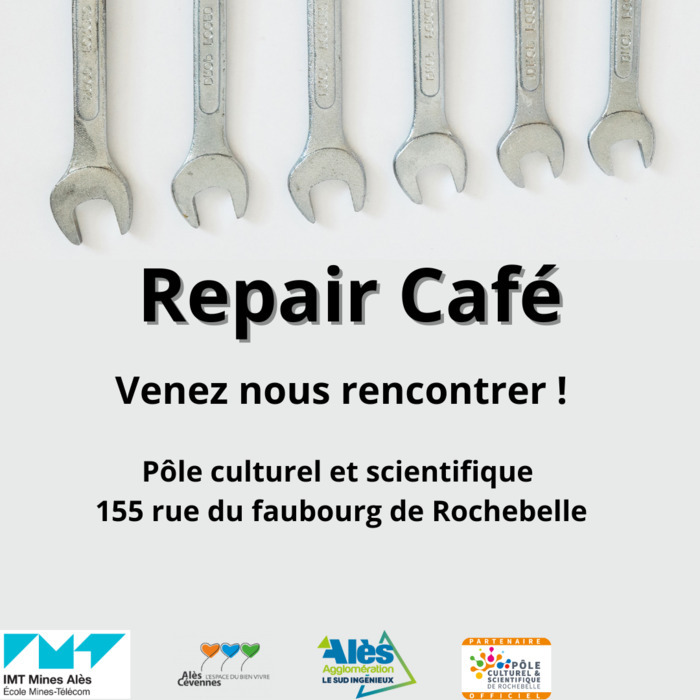 Repair Café Pôle culturel et scientifique de Rochebelle Alès