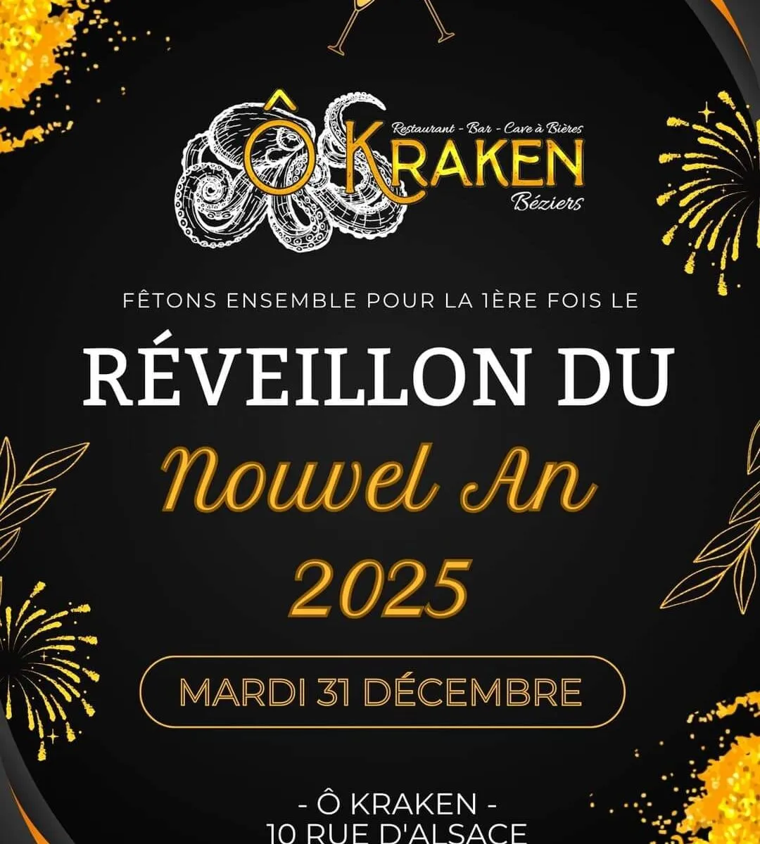 RÉVEILLON DU NOUVEL AN O'KRAKEN