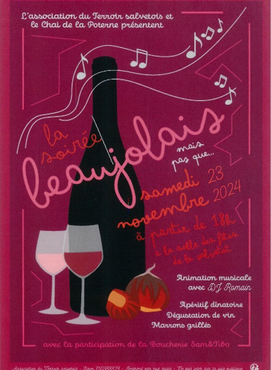 Soirée Beaujolais mais pas que...