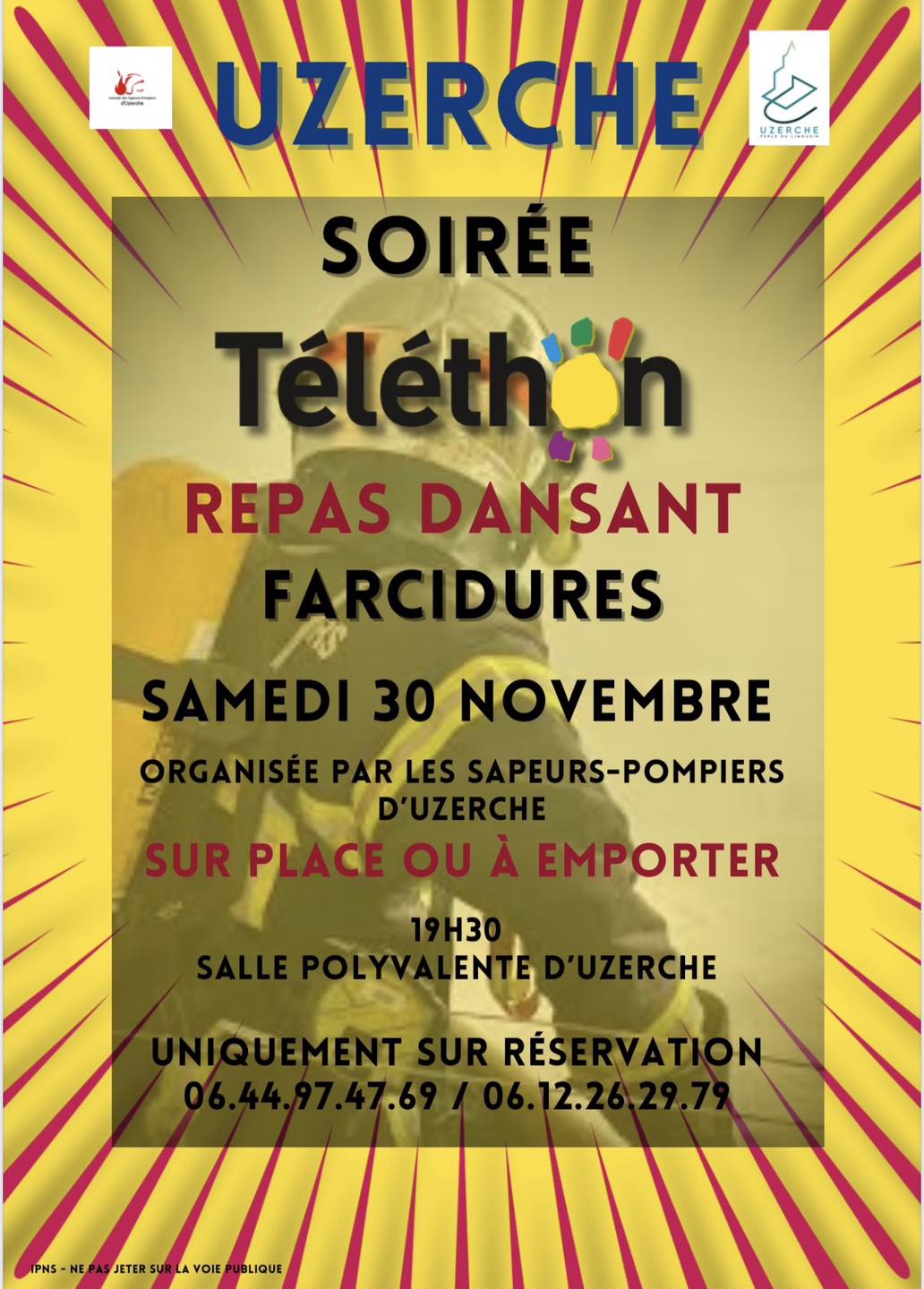 Soirée Téléthon repas dansant