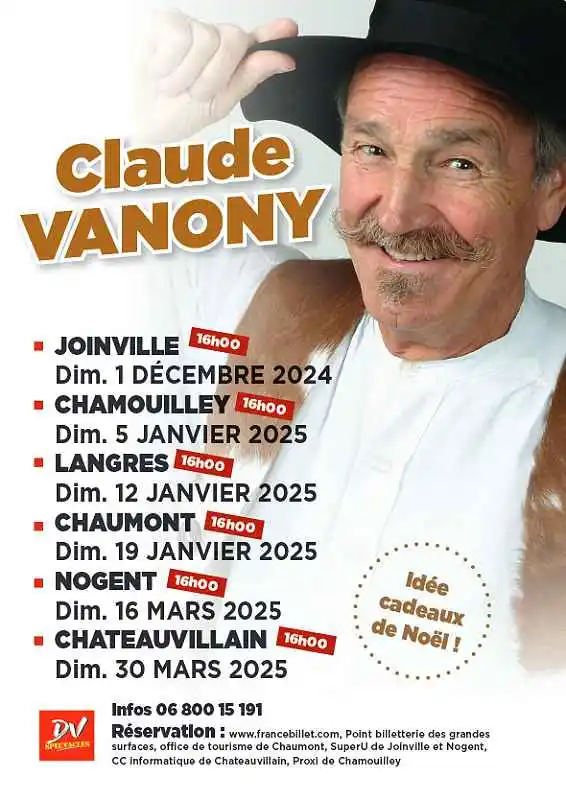 SPECTACLE CLAUDE VANONY CHAUMONT