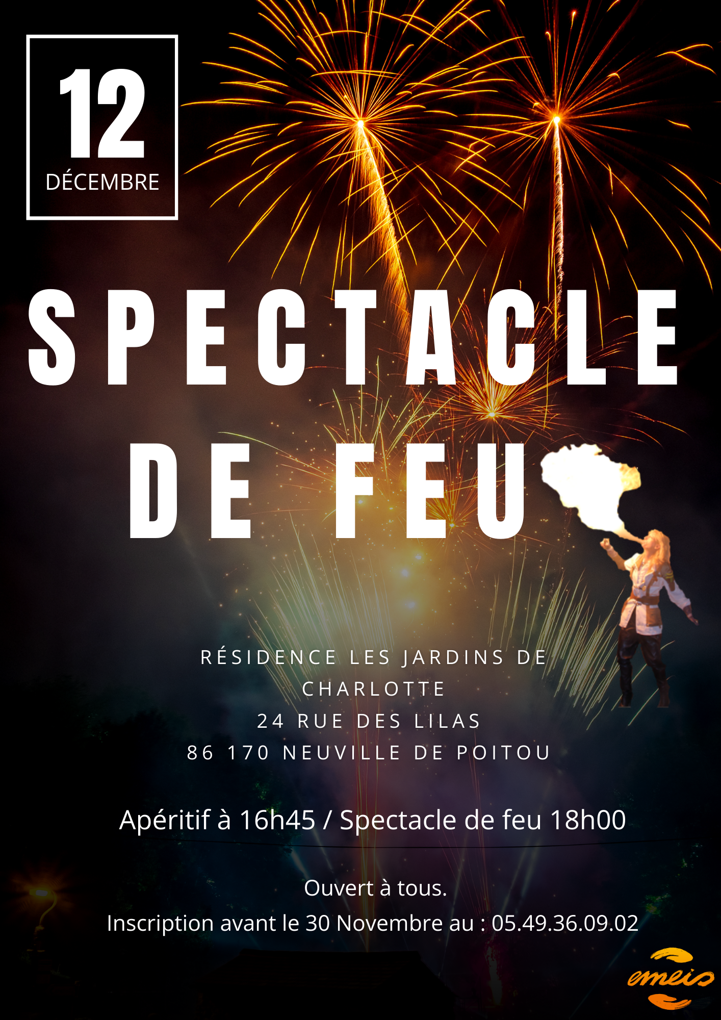 Spectacle de feu