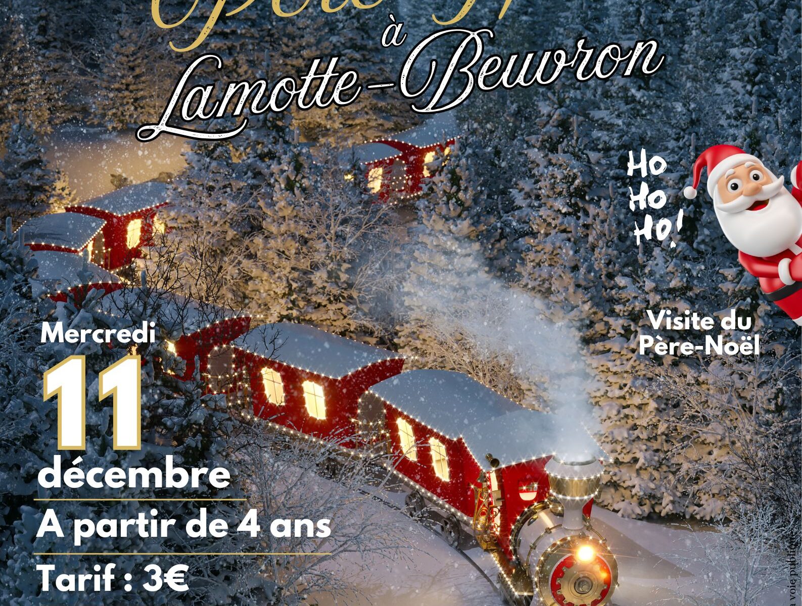 Spectacle "Le train du père Noël"