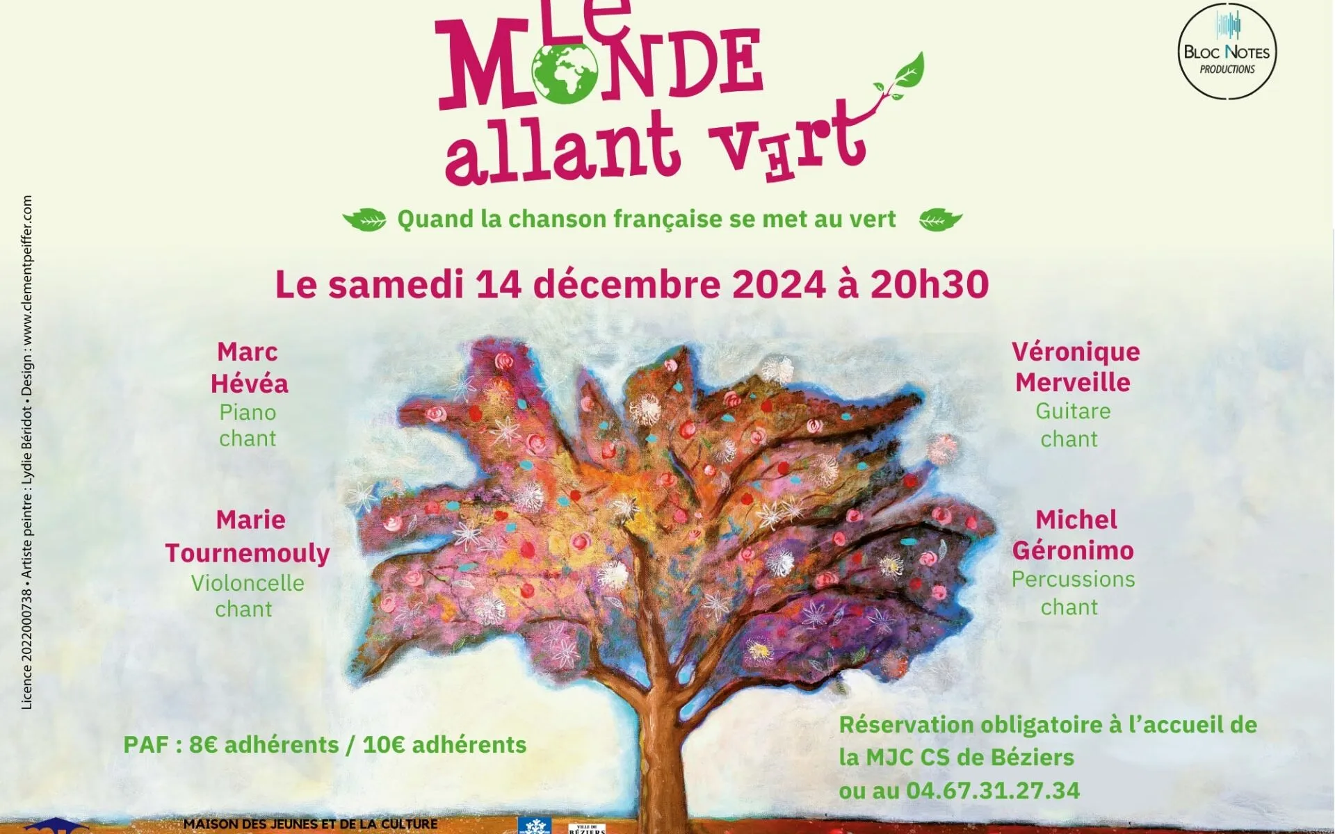 SPECTACLE MUSICAL LE MONDE ALLANT VERS PAR MARC HÉVÈA