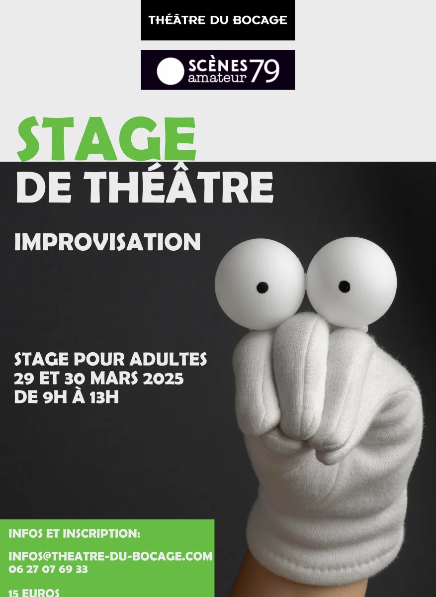 Stage de théâtre pour adultes