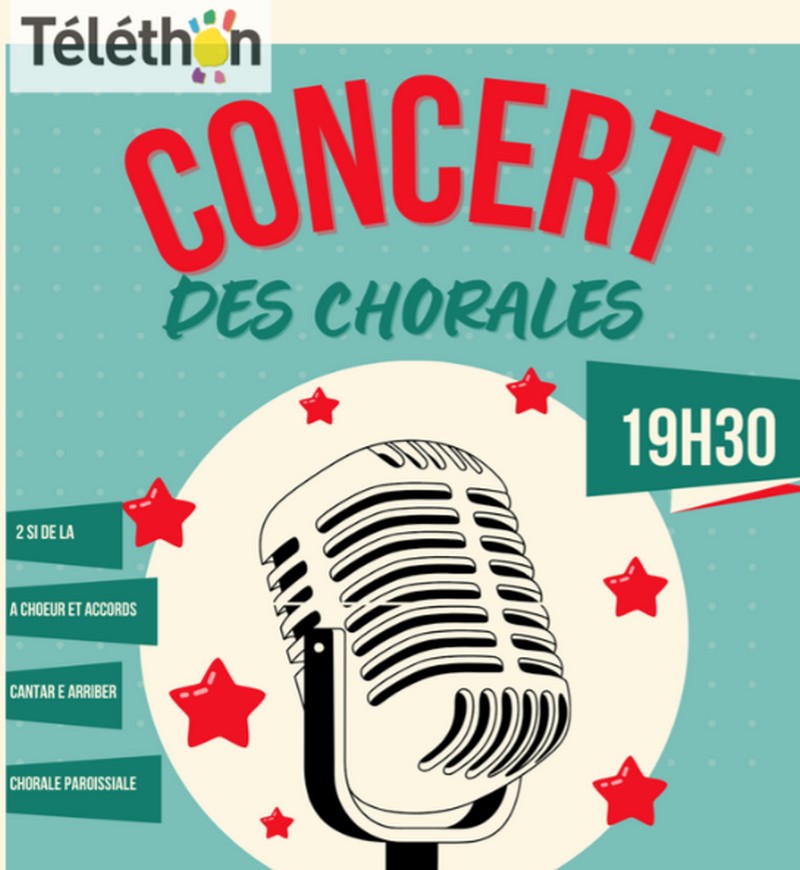 Téléthon Concert des chorales