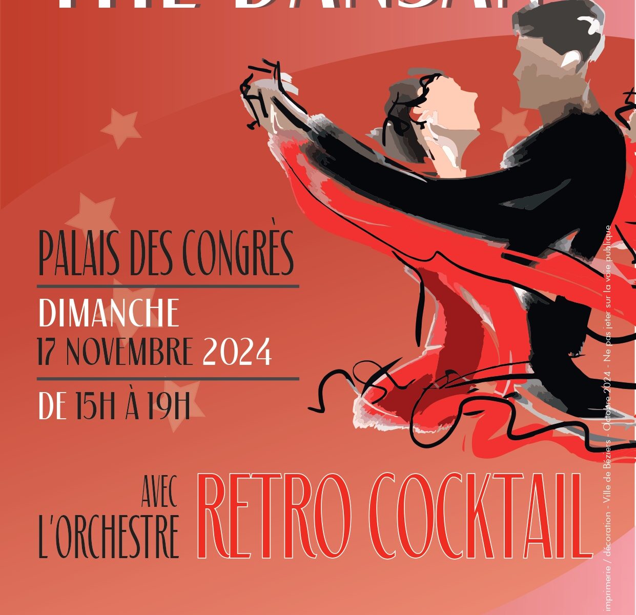 THÉ DANSANT AVEC L'ORCHESTRE RETRO COCKTAIL