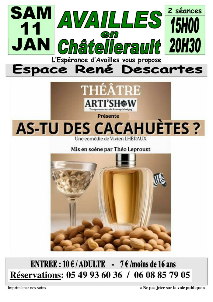 THEATRE: "As-tu des cacahuètes"