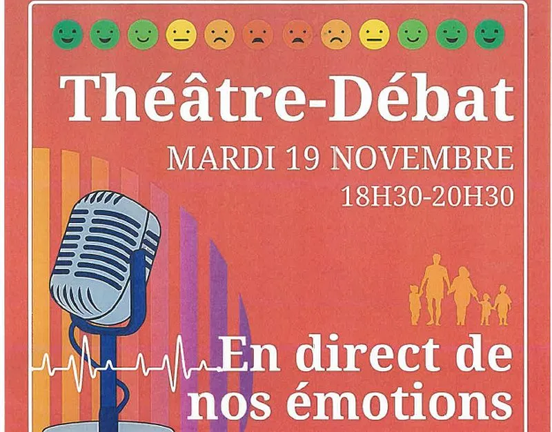 Théâtre-débat En direct de nos émotions