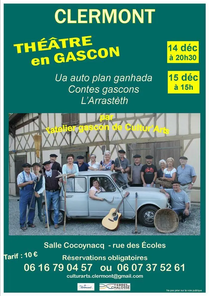 Théâtre en Gascon CLERMONT 40180 Cabrières-d'Avignon