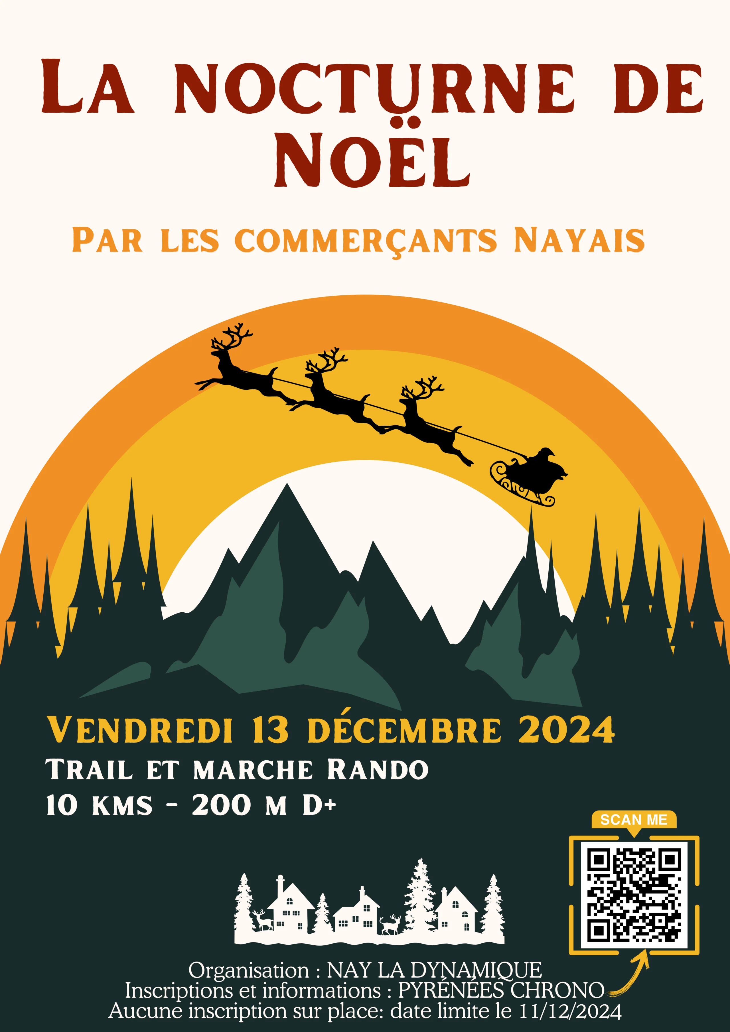 Trail et marche rando la nocturne de Noël