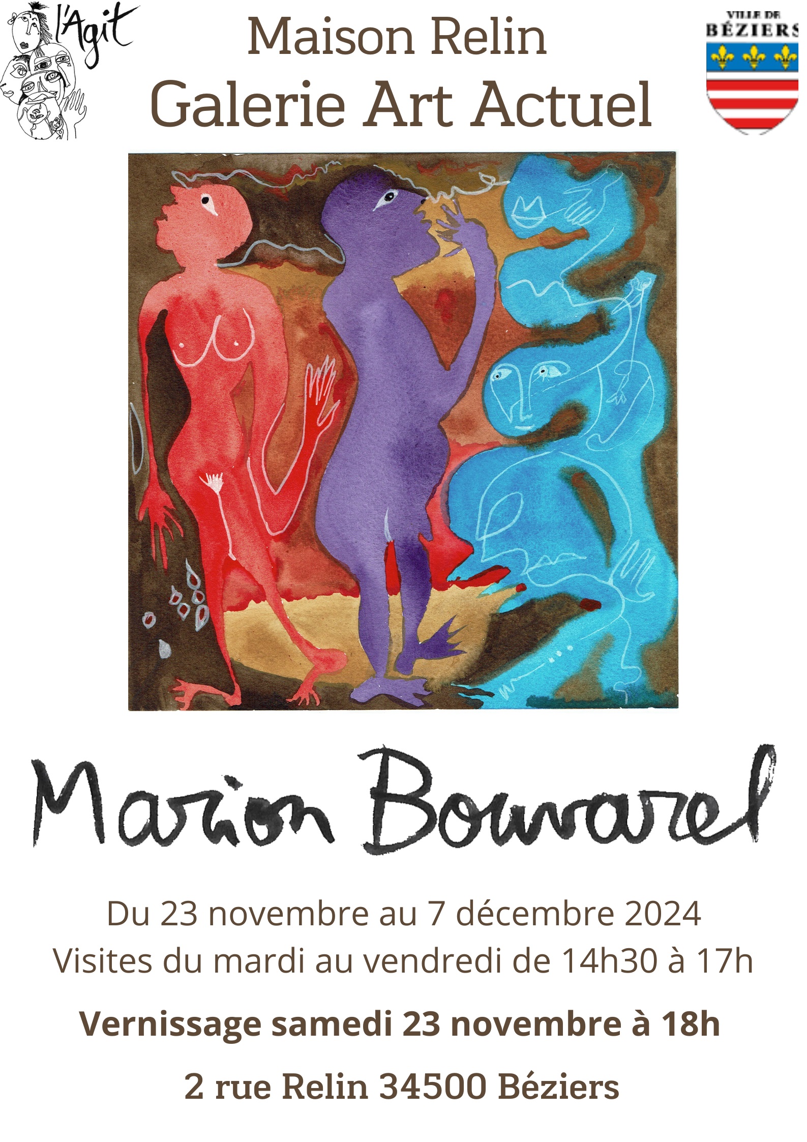 VERNISSAGE DE L'EXPOSITION DE MARION BOUVAREL