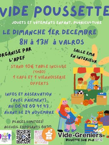 VIDE GRENIER- VIDE POUSETTE- ORGANISÉ PAR L'APEF