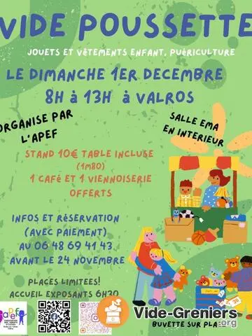 VIDE GRENIER- VIDE POUSETTE- ORGANISÉ PAR L'APEF