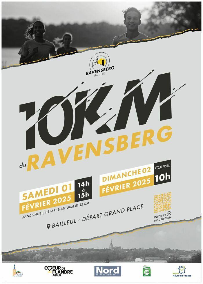 10 KM du Ravensberg 2025 GRAND PLACE CHARLES DE GAULLE A BAILLEUL Bailleul