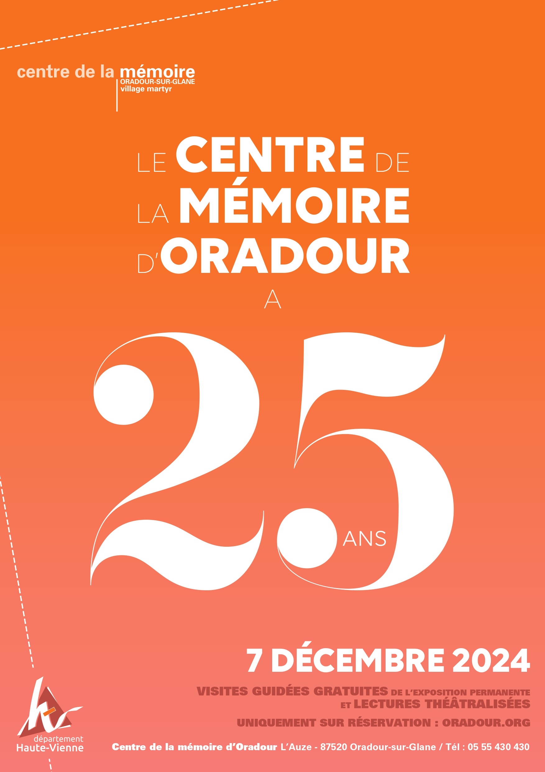 25ème Anniversaire du Centre de la mémoire d'Oradour