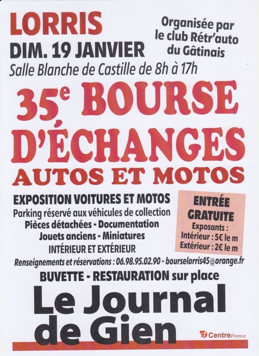 35 ème Bourse d'échanges autos et motos