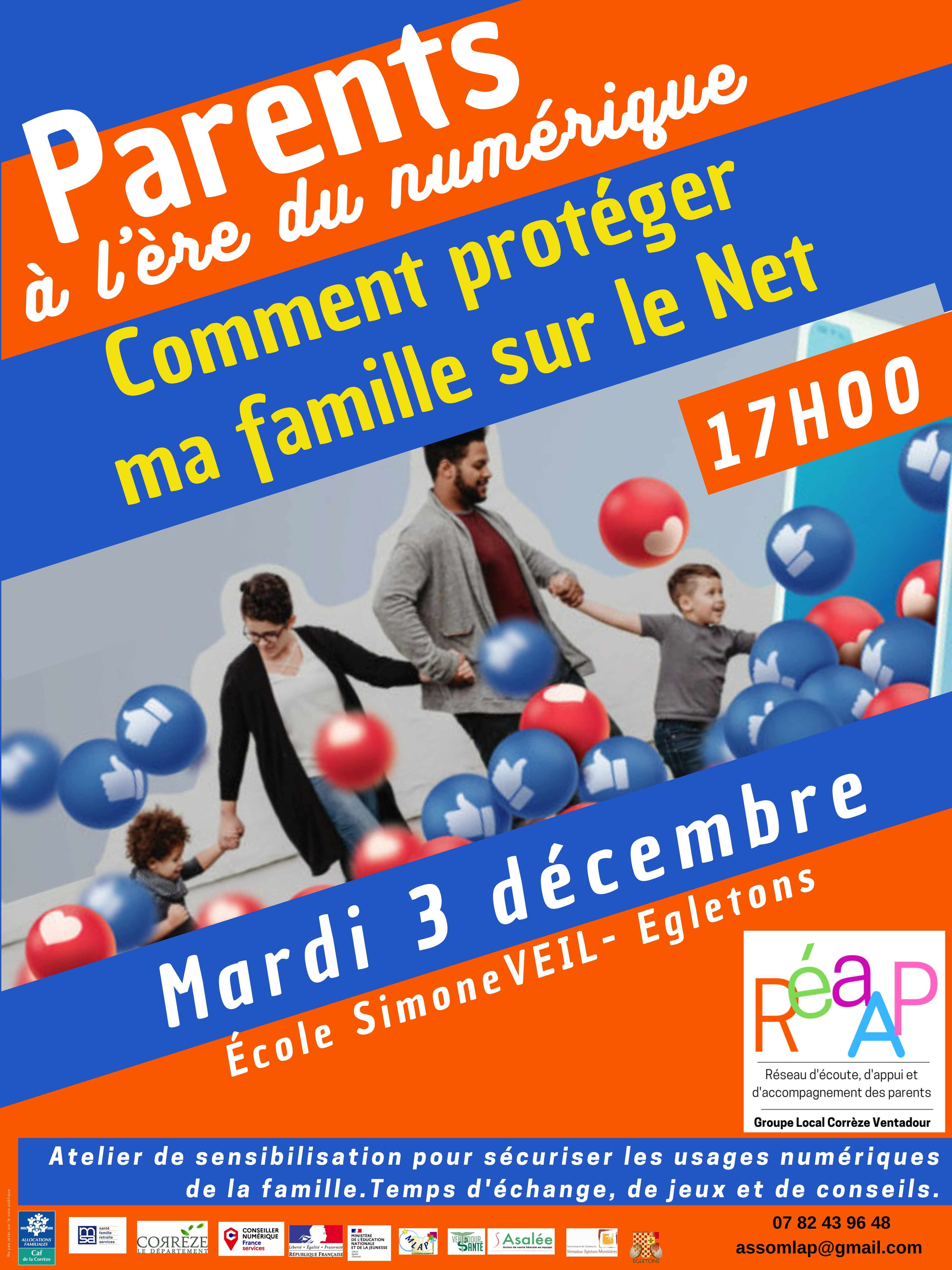 Atelier Comment protéger ma famille sur le net ?