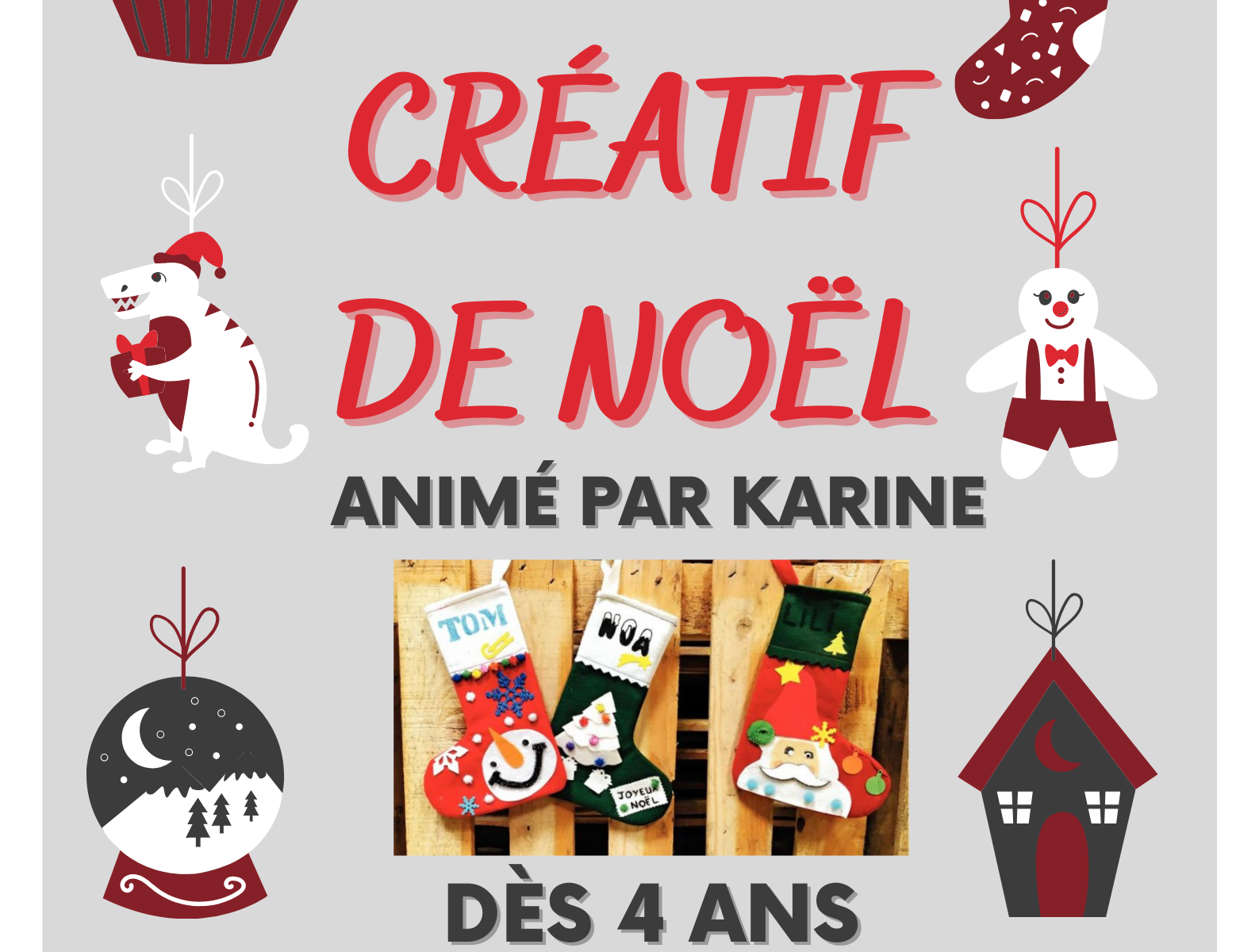 Atelier créatif de Noël