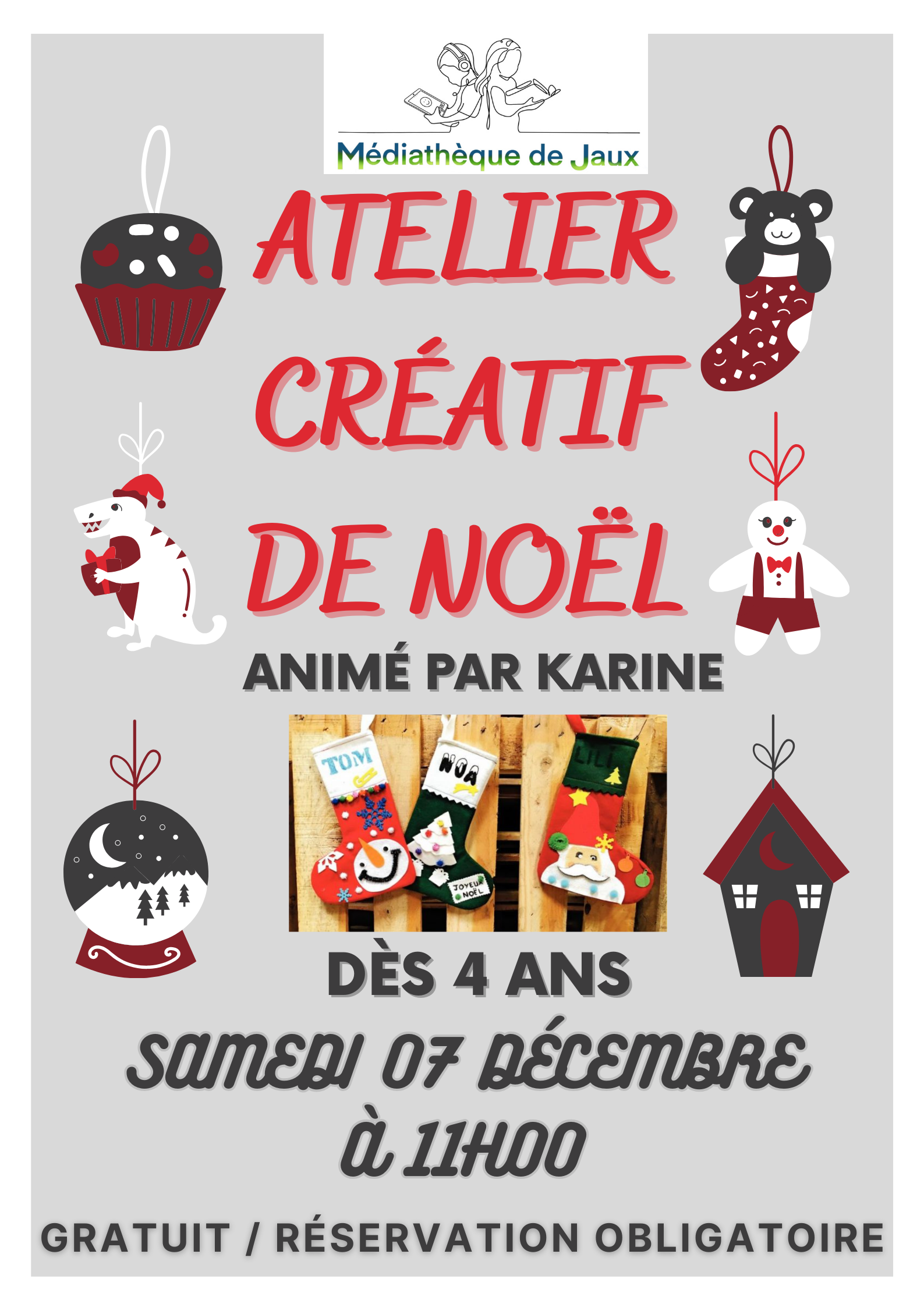 Atelier créatif de Noël