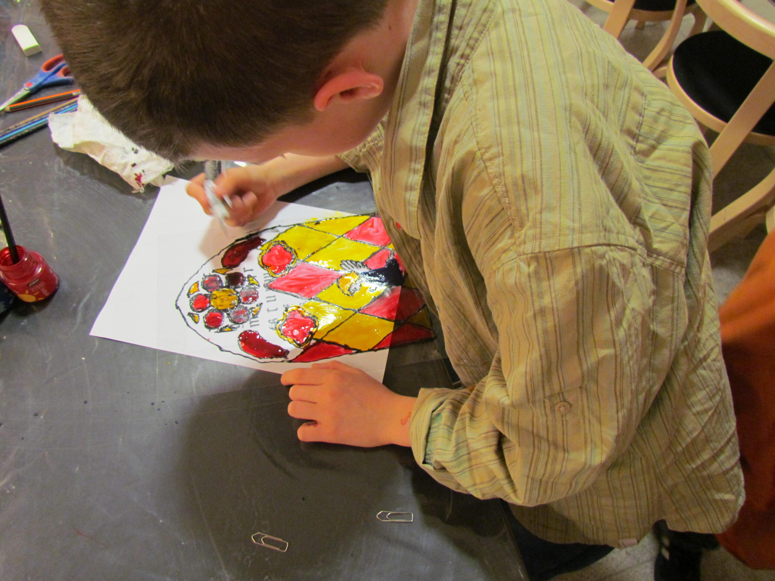 Atelier enfant 8-12 ans Vitrail en pagaille