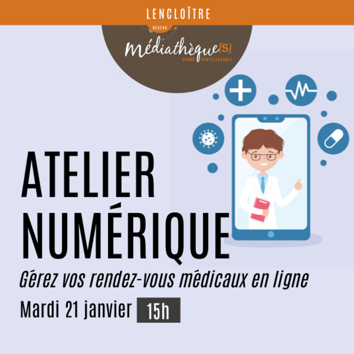 Atelier numérique gérez vos rendez-vous médicaux en ligne