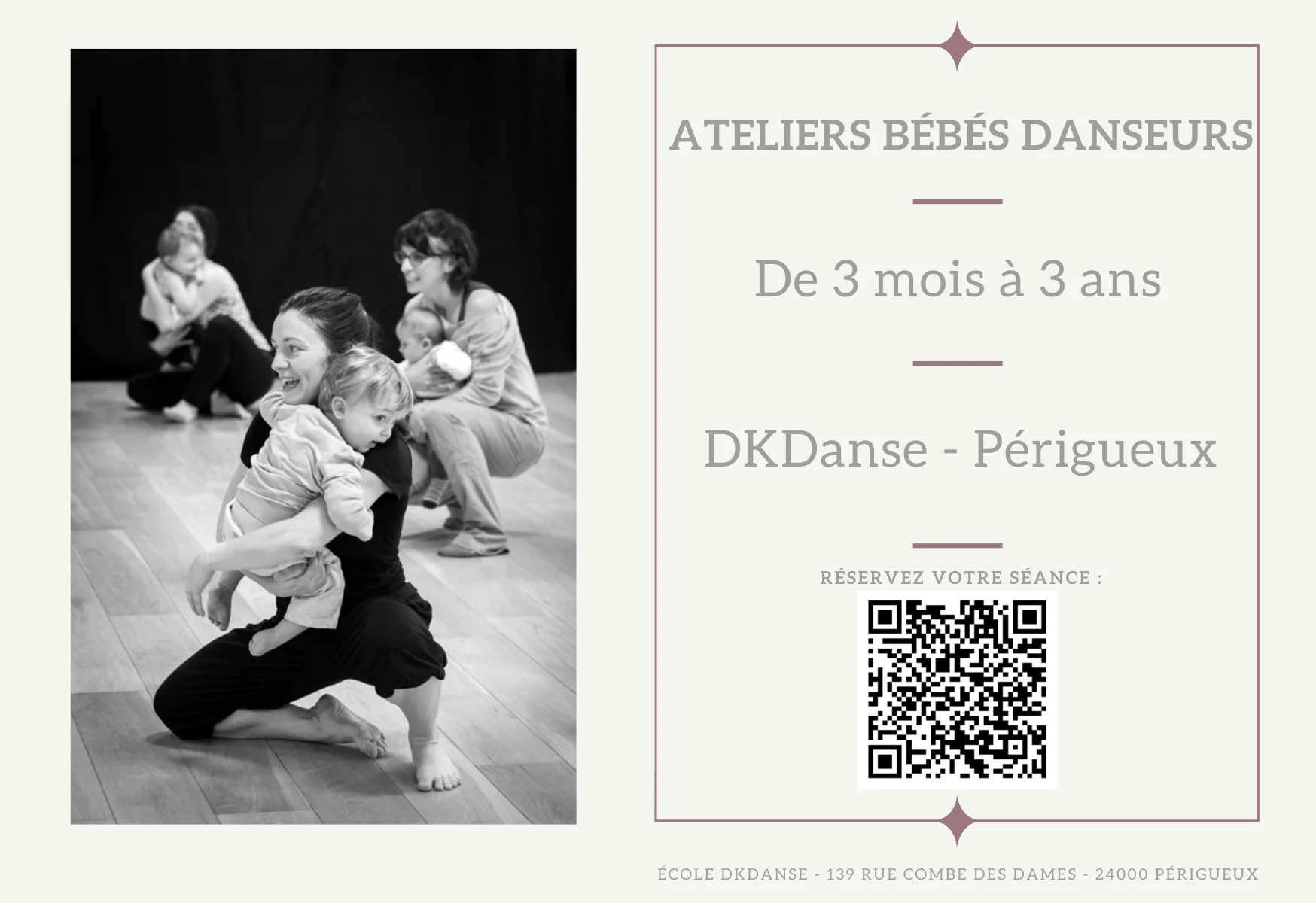 Ateliers bébés danseurs DKDanse Périgueux