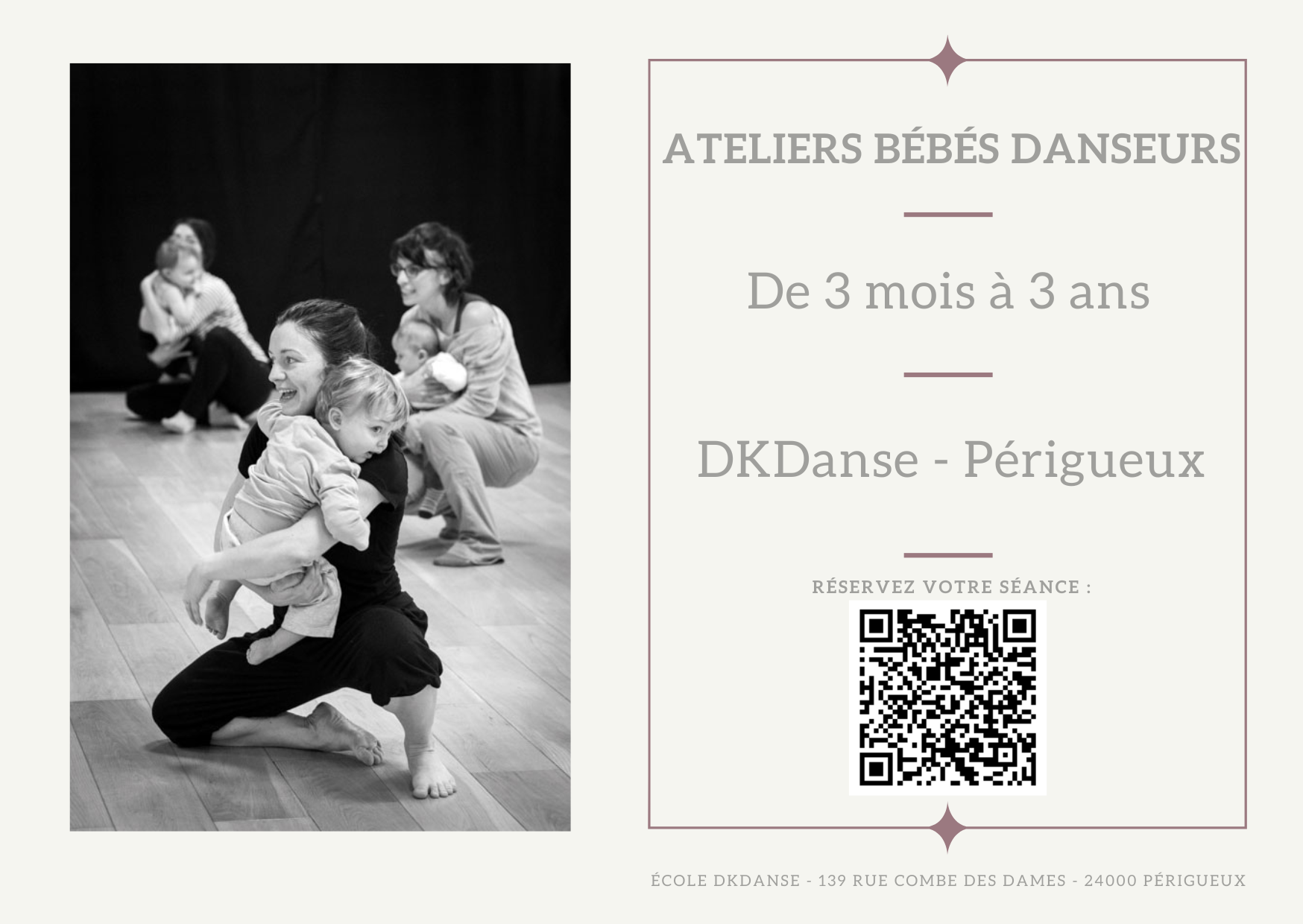 Ateliers bébés danseurs DKDanse Périgueux