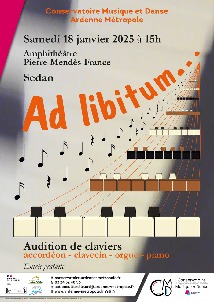 Audition de claviers Amphithéâtre Pierre Mendès France Sedan