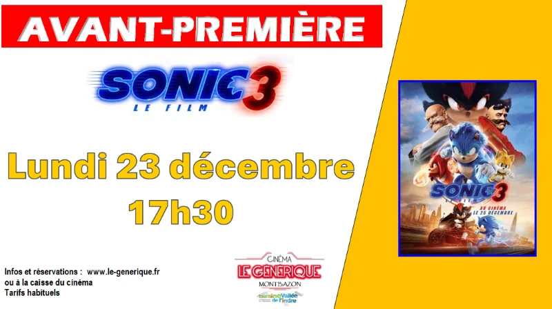 Avant Première du film Sonic 3