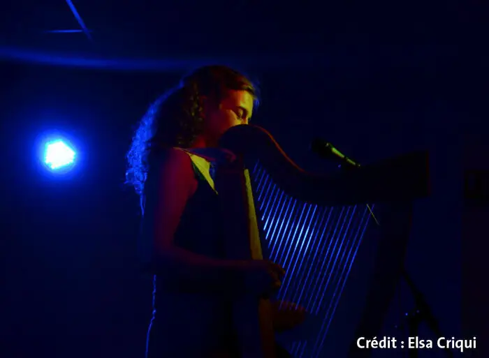 Chansons suédoises et harpe celtique par Sara Buffler Médiathèque Côte Pavée Toulouse