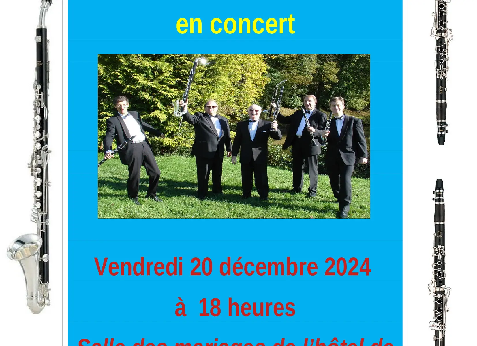 Concert de clarinettes Octave V