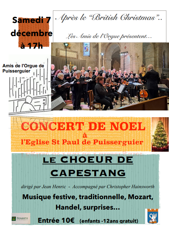 CONCERT DE NOËL CHOEUR DE CAPESTANG