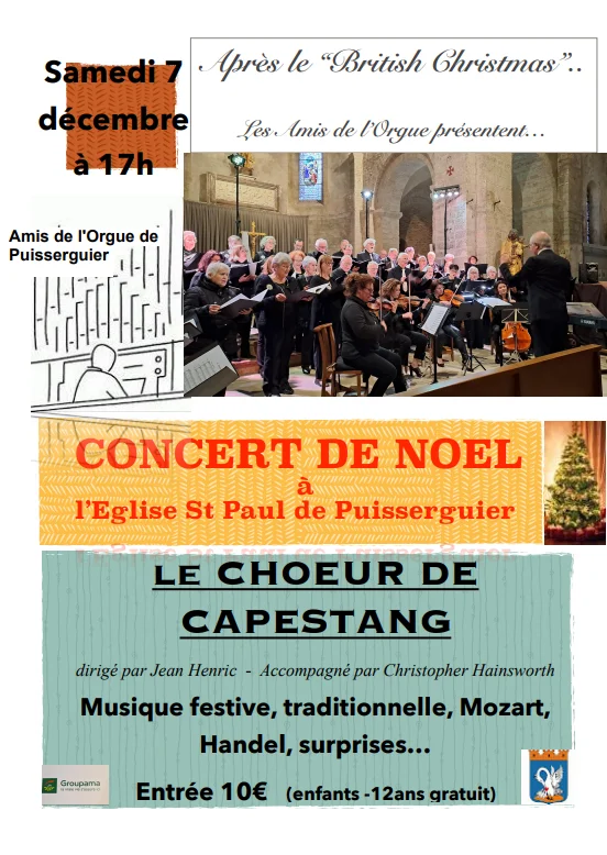 CONCERT DE NOËL CHOEUR DE CAPESTANG