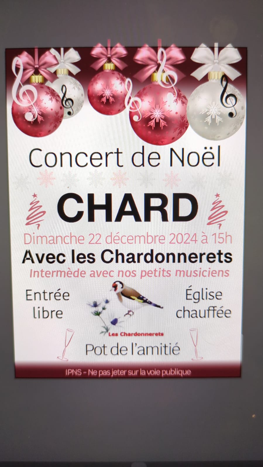 Concert de Noël Les Chardonnerets